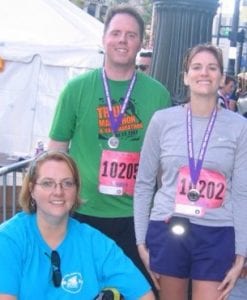 Joanne and Brian Temple with Gayle Krueger