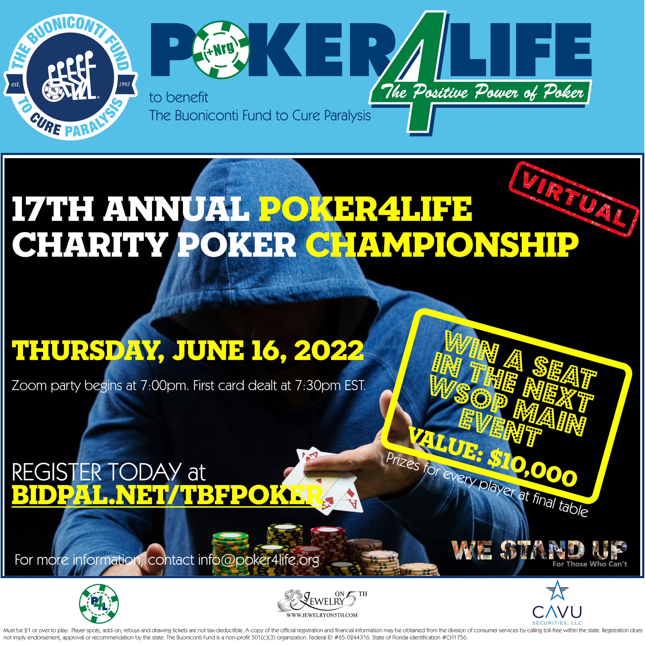 17th Annual Poker4Life Championship