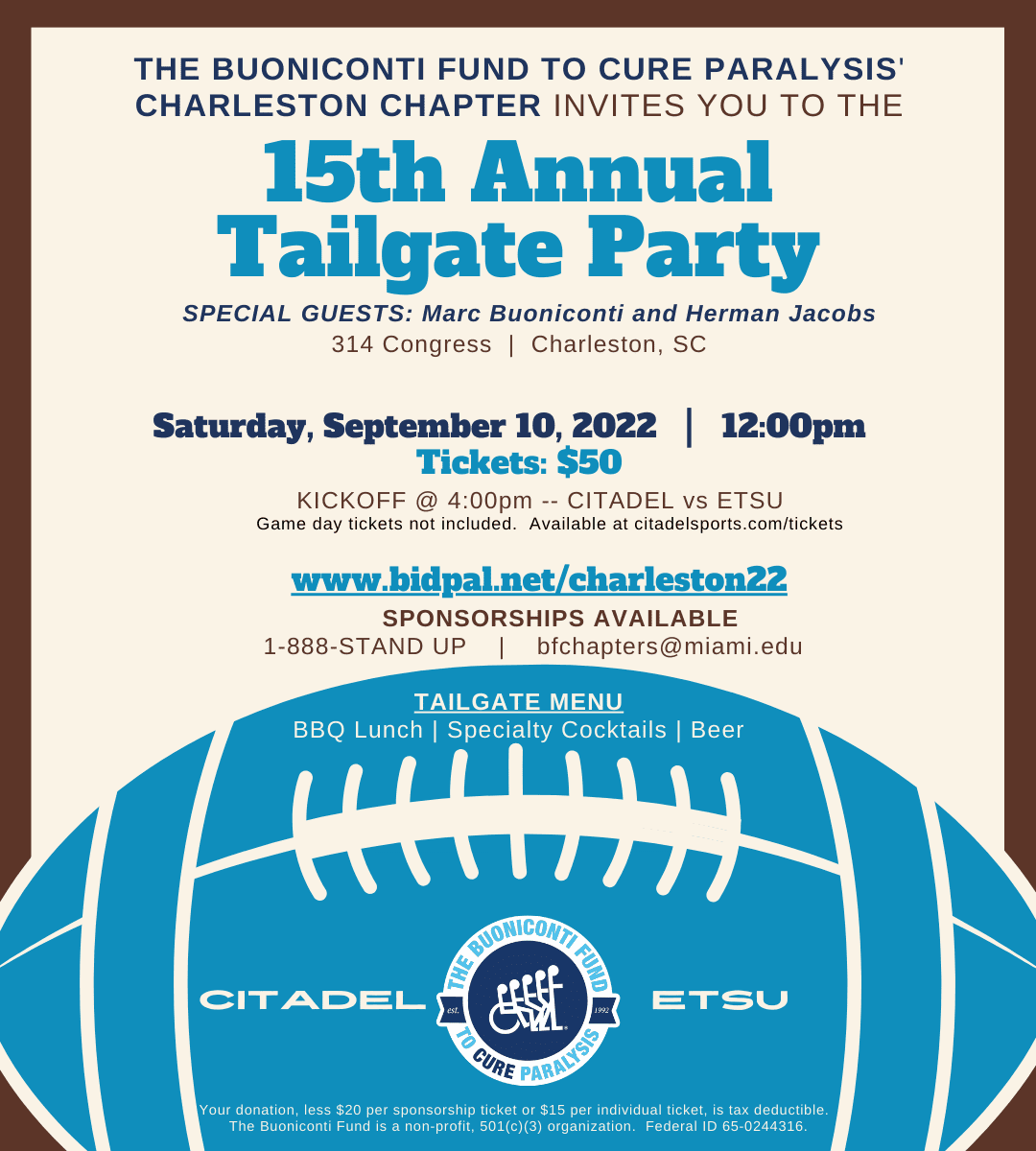 15th Annual Charleston Tailgate Party