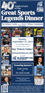 40th Anniversary of the Great Sports Legends Dinner