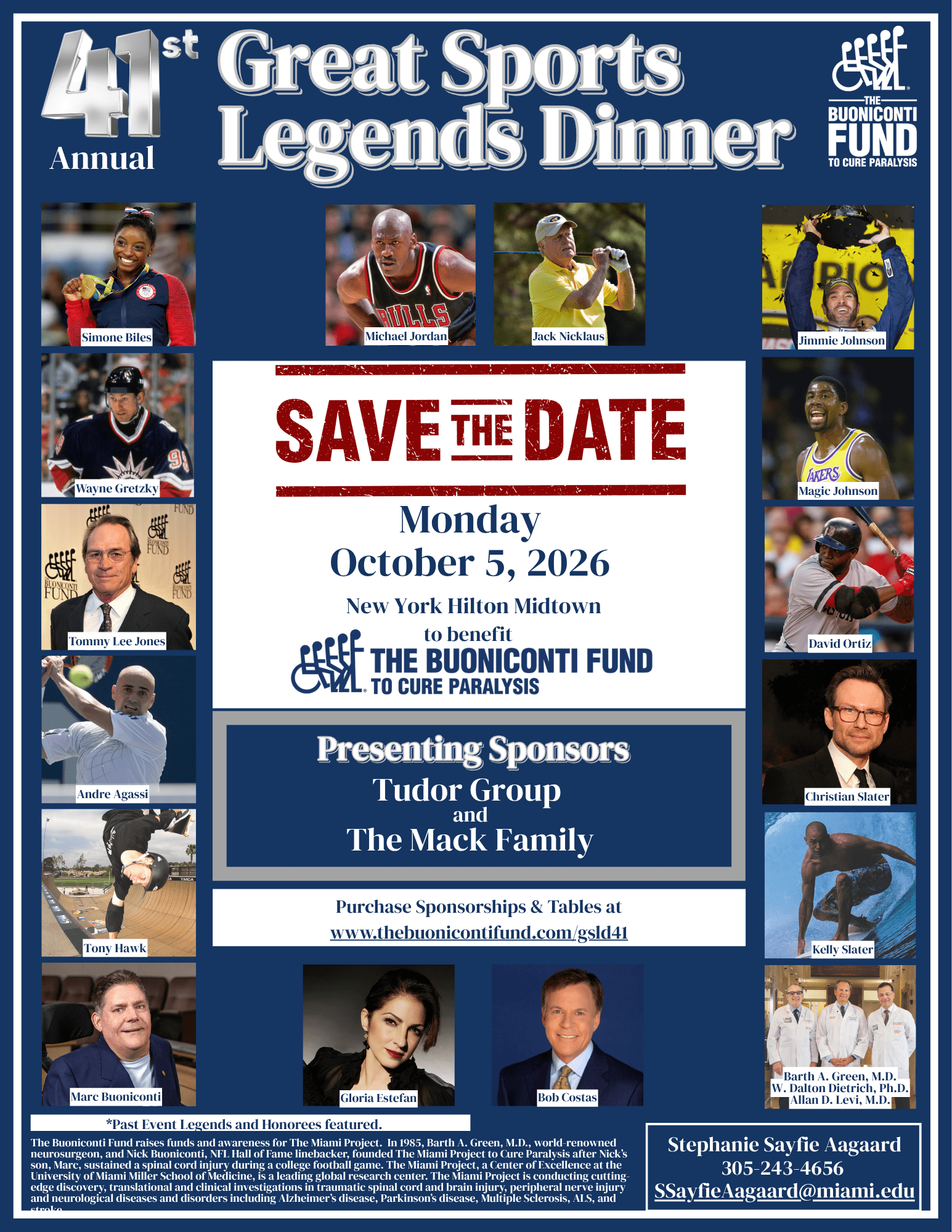 41st Annual Great Sports Legends Dinner