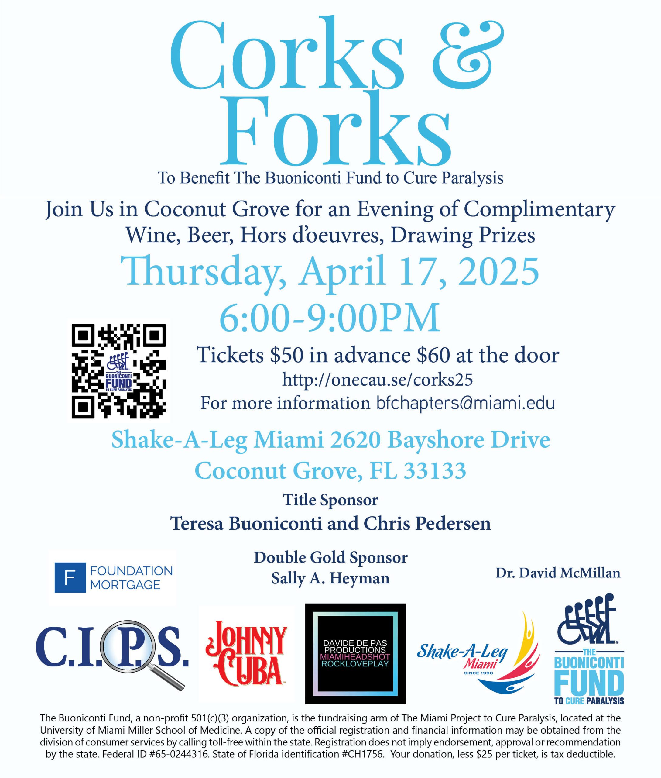 Miami Chapter's Corks & Forks 2025