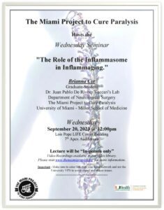 The Role of the Inflammasome in Inflammaging: Brianna Cyr