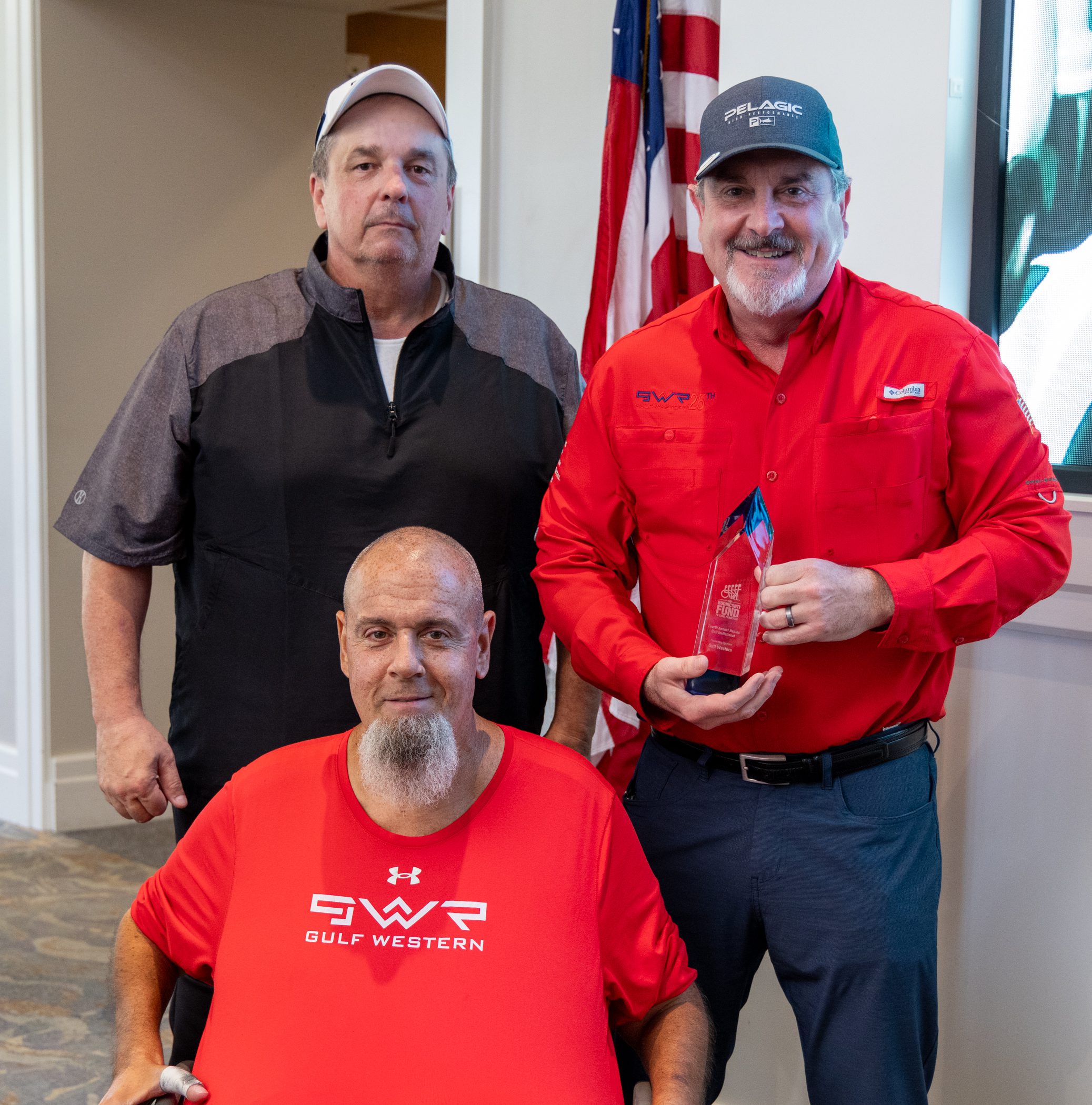 Presenting Sponsors, Gulf Western, Nick Stefanis, Joe Lamb and Keith Reece.