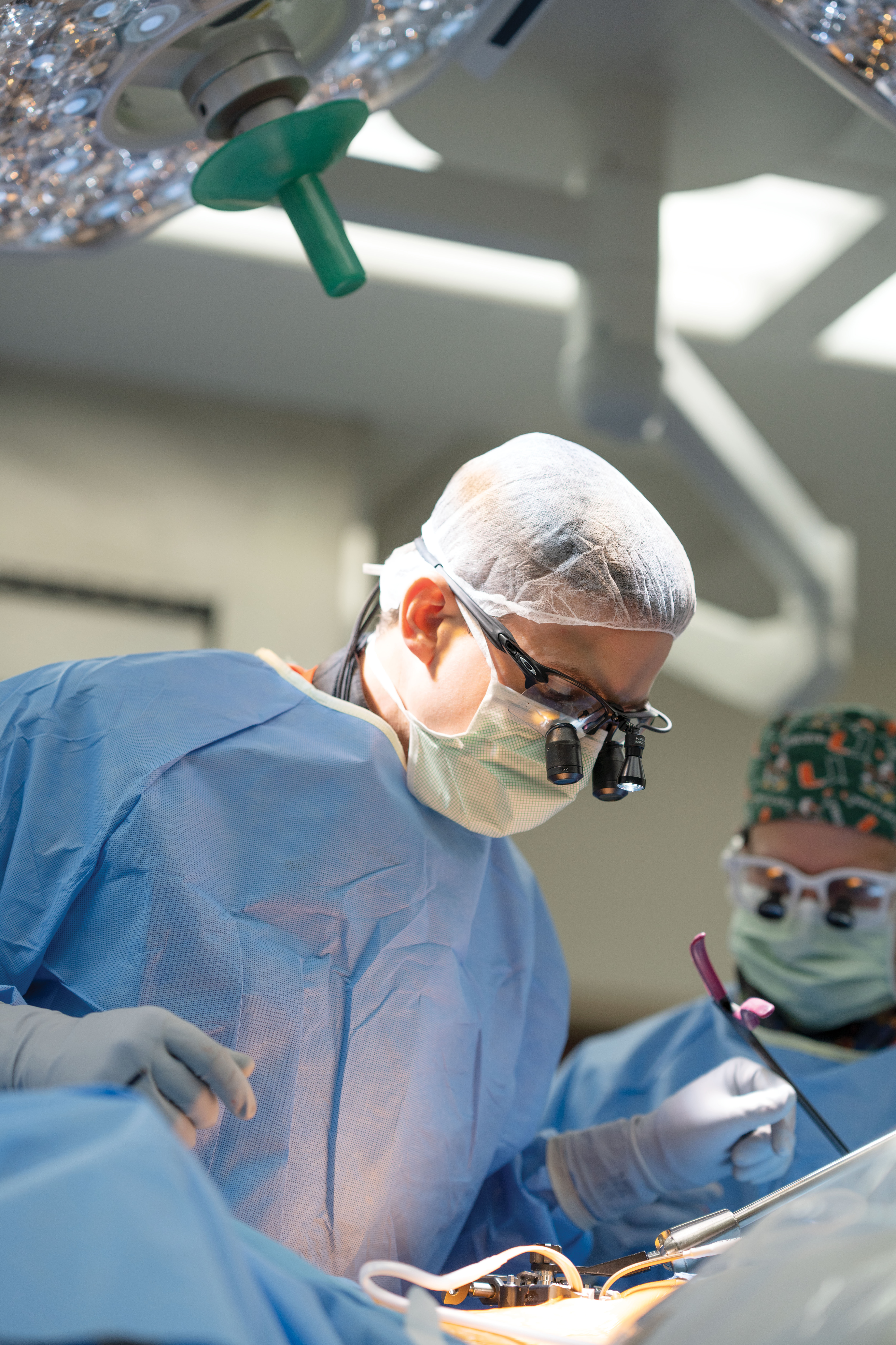 Dr. Shelby Burks in the operating room