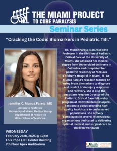 Cracking the Code: Biomarkers in Pediatric TBI: Jennifer Munoz Pareja, M.D.