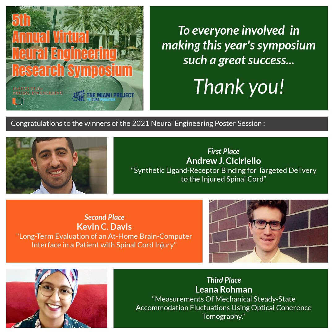 Thank you- 5th annual neural engineering