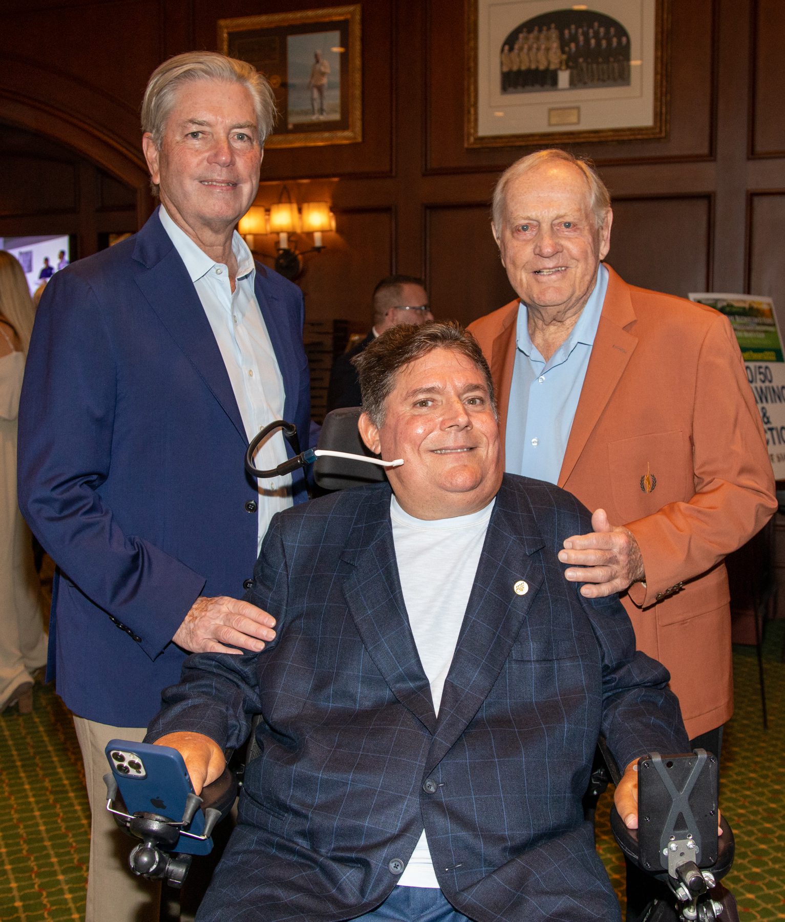 Mark Dalton, Marc Buoniconti and Jack Nicklaus