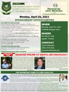 19th Annual Buoniconti Fund Celebrity Golf Invitational at The Bear's Club