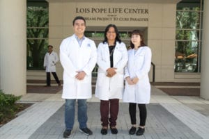 Dr. Ghosh’s Past Lab Members, Dr. Jinyoung Lee, PhD, Thomas Strong, BS and Ashley Burke, BS