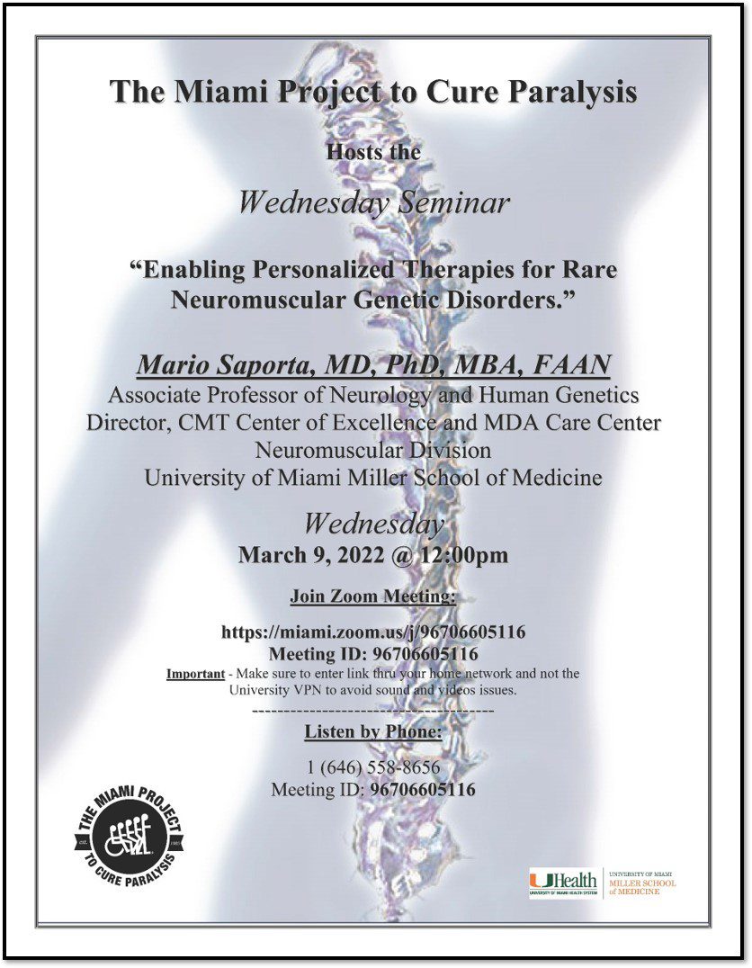 Mario Saporta, M.D., Ph.D., MBA, FAAN