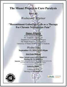 Wednesday Seminar Series: Stana Jergova